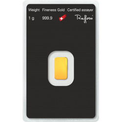 1g ARGOR HERAEUS zlatý investiční slitek 1g ARGOR HERAEUS zlatý investiční slitek