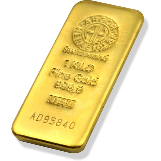 1000g ARGOR HERAEUS zlatý investiční slitek