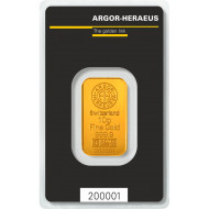 10g ARGOR HERAEUS Kinebar zlatý investiční slitek 10g ARGOR HERAEUS Kinebar zlatý investiční slitek