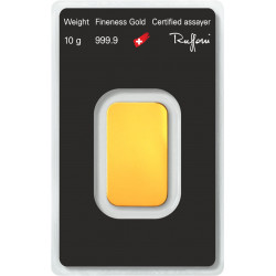 10g ARGOR HERAEUS zlatý investiční slitek 10g ARGOR HERAEUS zlatý investiční slitek