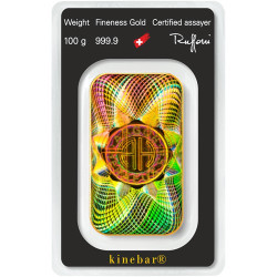 100g ARGOR HERAEUS Kinebar zlatý investiční slitek 100g ARGOR HERAEUS Kinebar zlatý investiční slitek
