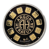 10 x 1g ARGOR HERAEUS GOLDSEED zlatý investiční slitek 10 x 1g ARGOR HERAEUS GOLDSEED zlatý investiční slitek