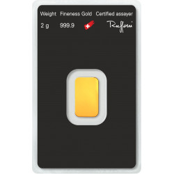 2g ARGOR HERAEUS zlatý investiční slitek 2g ARGOR HERAEUS zlatý investiční slitek