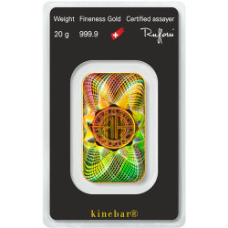 20g ARGOR HERAEUS Kinebar zlatý investiční slitek 20g ARGOR HERAEUS Kinebar zlatý investiční slitek