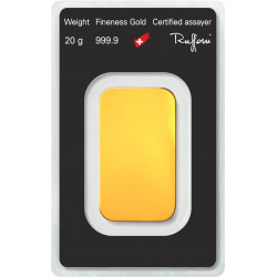 20g ARGOR HERAEUS zlatý investiční slitek 20g ARGOR HERAEUS zlatý investiční slitek