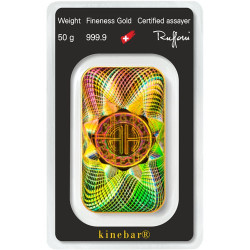 50g ARGOR HERAEUS Kinebar zlatý investiční slitek 50g ARGOR HERAEUS Kinebar zlatý investiční slitek