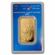 1 Oz Lunární série Rok králíka 2023 ARGOR HERAEUS 31,1g zlatý investiční slitek 1 Oz Lunární série Rok králíka 2023 ARGOR HERAEUS 31,1g zlatý investiční slitek