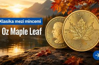 1 Oz Maple Leaf zlatá investiční mince