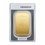 100g HERAEUS zlatý investiční slitek 100g HERAEUS zlatý investiční slitek