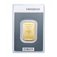 10g HERAEUS zlatý investiční slitek 10g HERAEUS zlatý investiční slitek