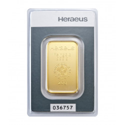 20g HERAEUS zlatý investiční slitek 20g HERAEUS zlatý investiční slitek