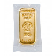 500g HERAEUS zlatý investiční slitek 500g HERAEUS zlatý investiční slitek