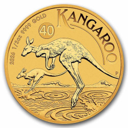 1/2 Oz Kangaroo Klokan zlatá investiční mince