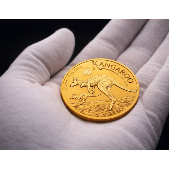 1 Oz Kangaroo Klokan zlatá investiční mince