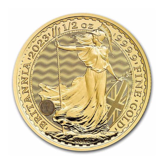 1/2 Oz Britannia zlatá investiční mince Alžběta II. 2023