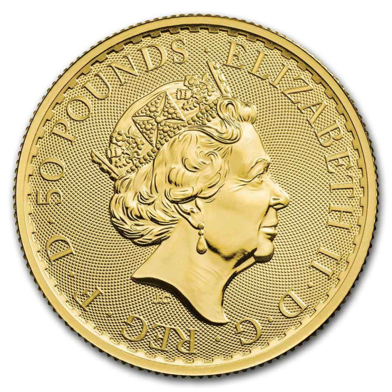 1/2 Oz Britannia zlatá investiční mince Alžběta II. 2023