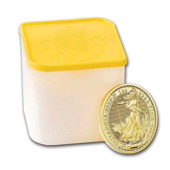 1 Oz Britannia zlatá investiční mince King Charles III.