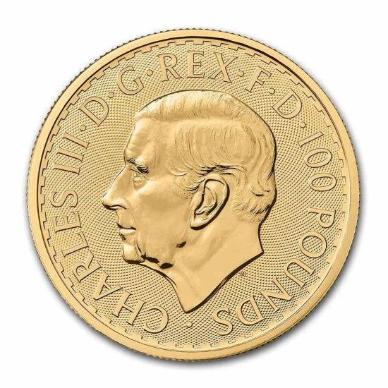 1/2 Oz Britannia zlatá investiční mince King Charles III.