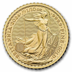 1/10 Oz Britannia zlatá investiční mince King Charles III.