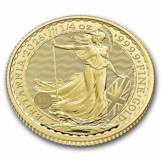 1/4 Oz Britannia zlatá investiční mince King Charles III.