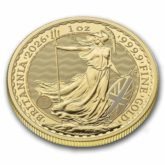 1 Oz Britannia zlatá investiční mince King Charles III.