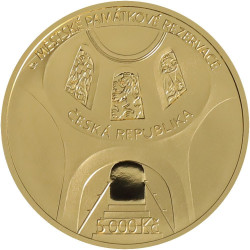Hradec Králové 2023 Městská památková rezervace zlatá mince Proof Hradec Králové 2023 Městská památková rezervace zlatá mince Proof