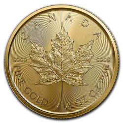1/4 Oz Maple Leaf zlatá investiční mince 1/4 Oz Maple Leaf zlatá investiční mince