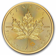 1 Oz Maple Leaf zlatá investiční mince
