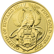 1 Oz The Queen's Beasts Griffin 2017 zlatá investiční mince