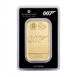 1 Oz The Royal Mint 31,1g James Bond 007 zlatý investiční slitek 1 Oz The Royal Mint 31,1g James Bond 007 zlatý investiční slitek