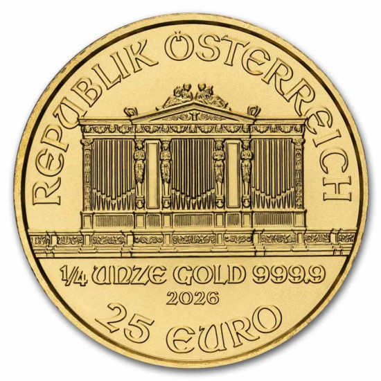 1/4 Oz Wiener Philharmoniker zlatá investiční mince