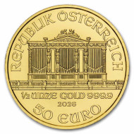 1/2 Oz Wiener Philharmoniker zlatá investiční mince