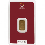 2g Münze Österreich zlatý investiční slitek 2g Münze Österreich zlatý investiční slitek