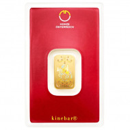 5g Münze Österreich Kinebar zlatý investiční slitek 5g Münze Österreich Kinebar zlatý investiční slitek