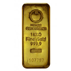 1000g Münze Österreich zlatý investiční slitek 1000g Münze Österreich zlatý investiční slitek