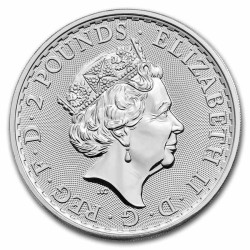 1 Oz Britannia Queen Elizabeth II. stříbrná investiční mince 1 Oz Britannia Queen Elizabeth II. stříbrná investiční mince