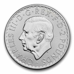 1 Oz Britannia King Charles III. stříbrná investiční mince