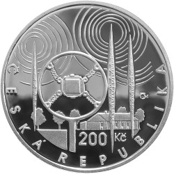 Zahájení pravidelného vysílání čs rozhlasu 100. výročí 2023 Stříbrná mince Proof Zahájení pravidelného vysílání čs rozhlasu 100. výročí 2023 Stříbrná mince Proof