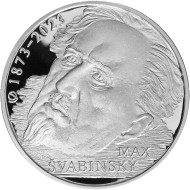 Max Švabinský 150. výročí narození 2023 Stříbrná mince Proof Max Švabinský 150. výročí narození 2023 Stříbrná mince Proof