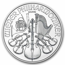 1 Oz Wiener Philharmoniker stříbrná investiční mince