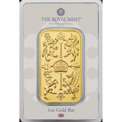 1 Oz The Royal Mint nástup Karla III. na trůn zlatý investiční slitek 1 Oz The Royal Mint nástup Karla III. na trůn zlatý investiční slitek