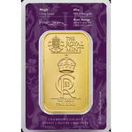 1 Oz The Royal Mint nástup Karla III. na trůn zlatý investiční slitek 1 Oz The Royal Mint nástup Karla III. na trůn zlatý investiční slitek