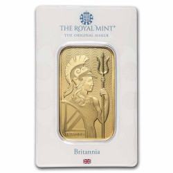 1 Oz The Royal Mint 31,1g Britannia zlatý investiční slitek 1 Oz The Royal Mint 31,1g Britannia zlatý investiční slitek