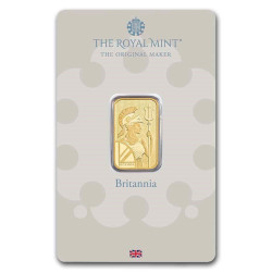 5g The Royal Mint Britannia zlatý investiční slitek 5g The Royal Mint Britannia zlatý investiční slitek