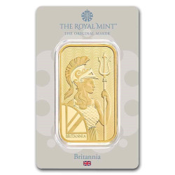 50g The Royal Mint Britannia zlatý investiční slitek 50g The Royal Mint Britannia zlatý investiční slitek