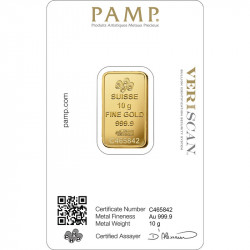 10g Fortuna PAMP zlatý investiční slitek 10g Fortuna PAMP zlatý investiční slitek
