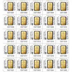 MULTIGRAM 25 Fortuna PAMP zlatý investiční slitek MULTIGRAM 25 Fortuna PAMP zlatý investiční slitek